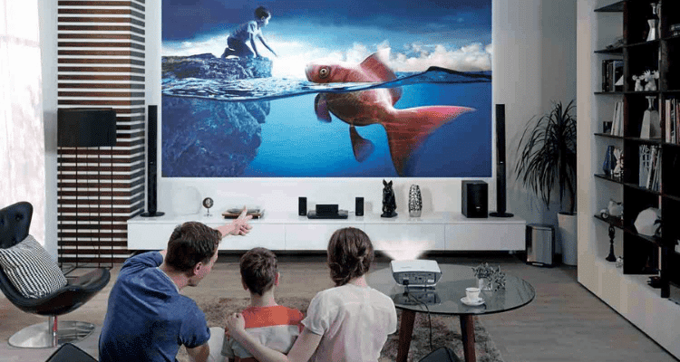 تنظیم اندازه تصویر پروژکتور